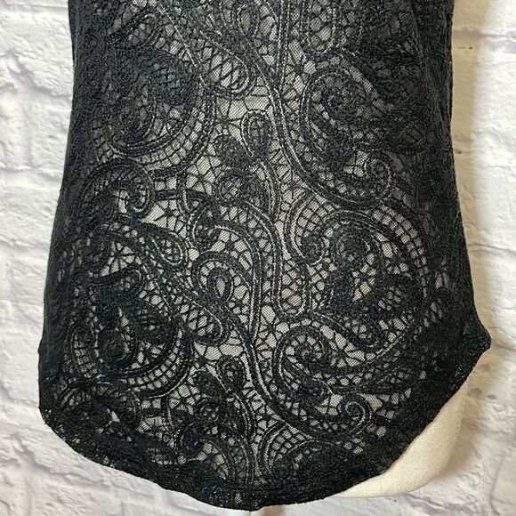 ARITZIA Wilfred Volant Black Lace Tank Top Size XXS - Picture 5 of 11